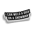Weld A Snowman Hard Hat Decal