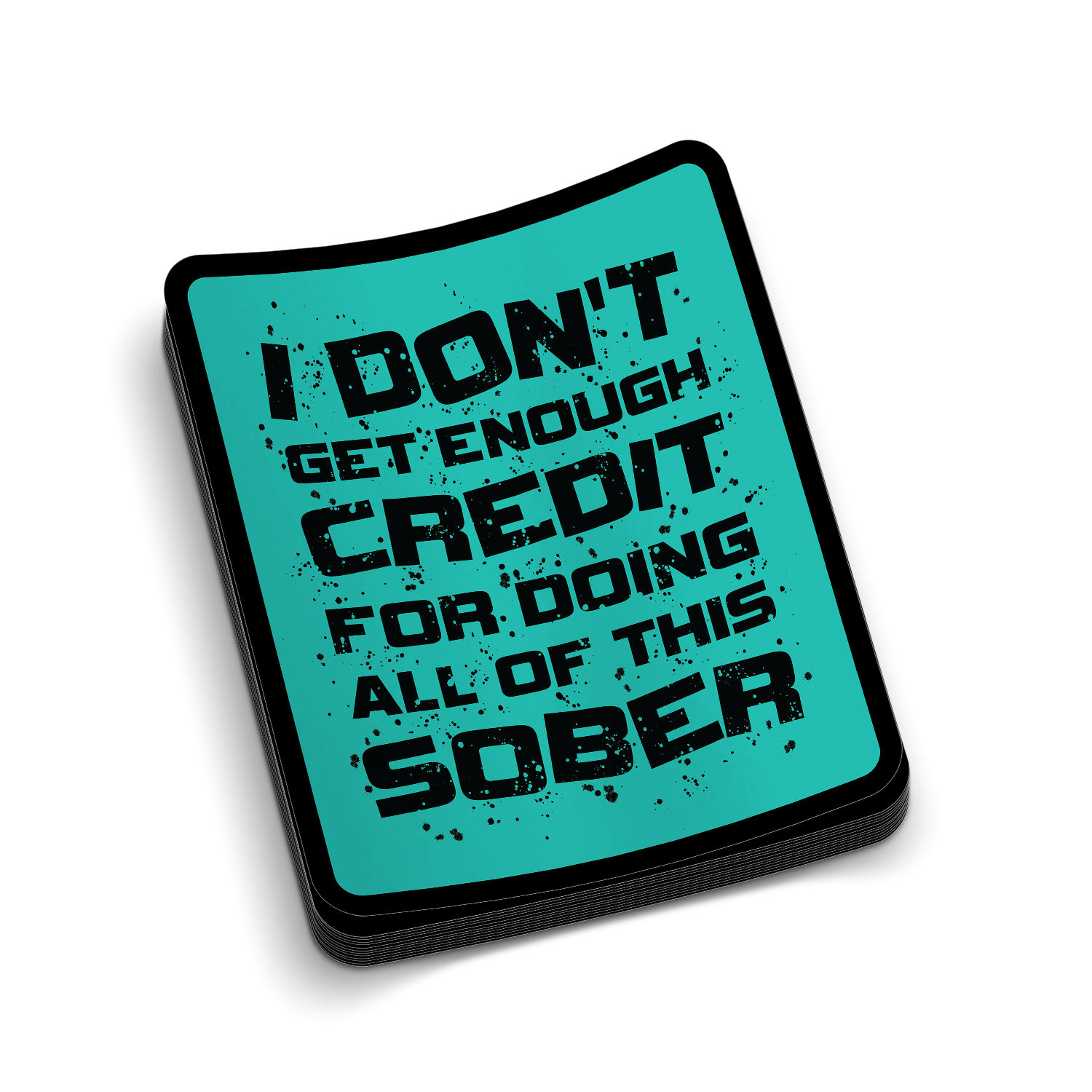 Sober Hard Hat Decal