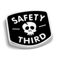 Safety Third Hard Hat Decal