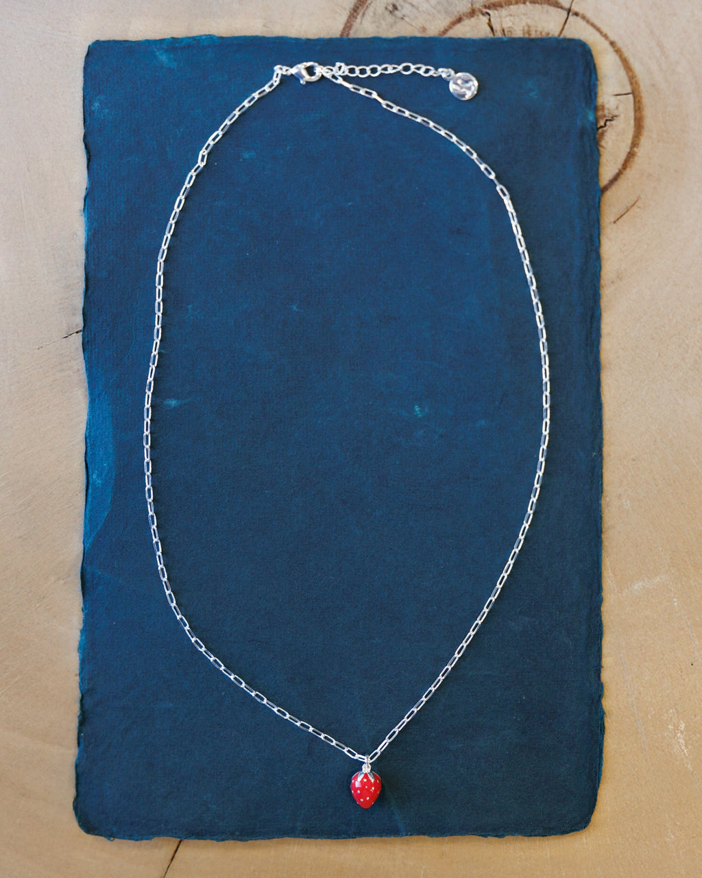 Silver Strawberry Fields Forever Necklace