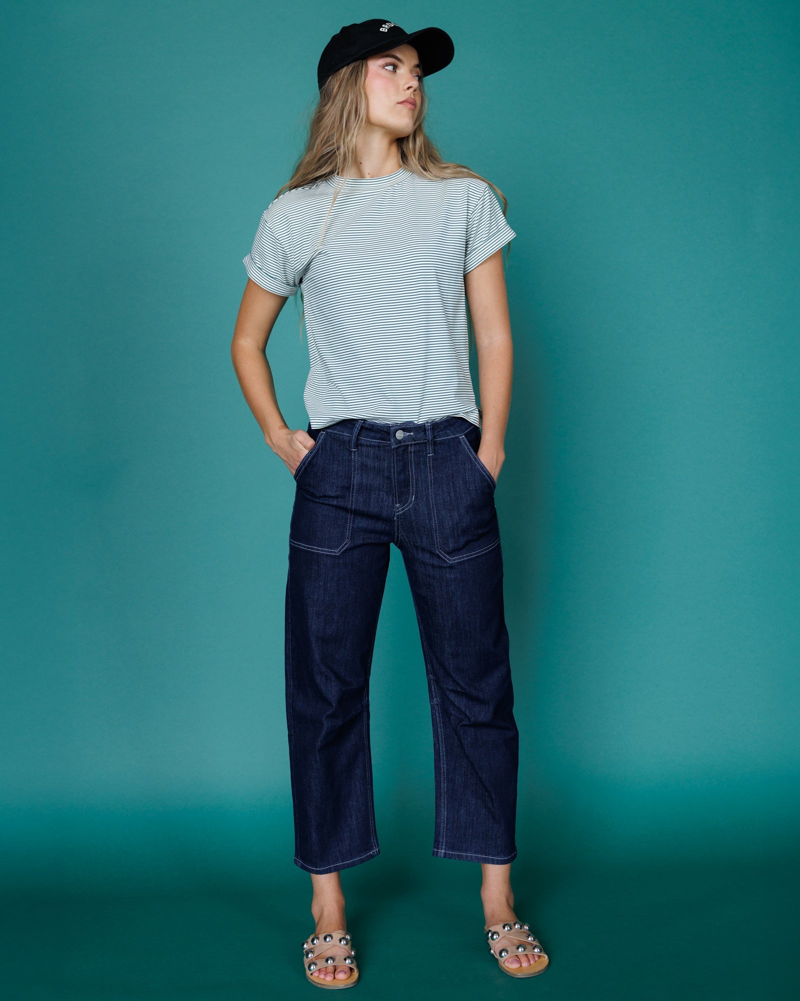 Super High Rise Barrel-Leg Jeans