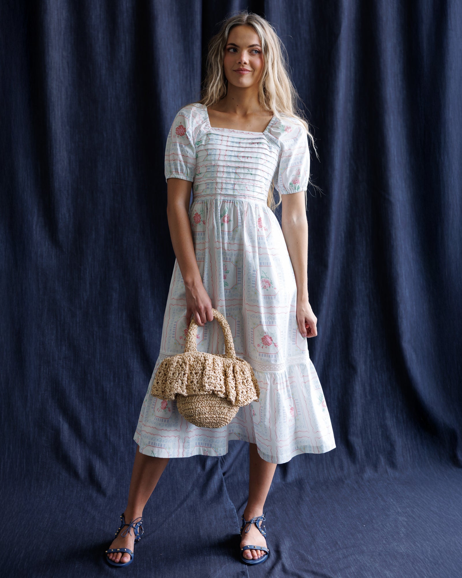 Cross Stitch Crochet Dress
