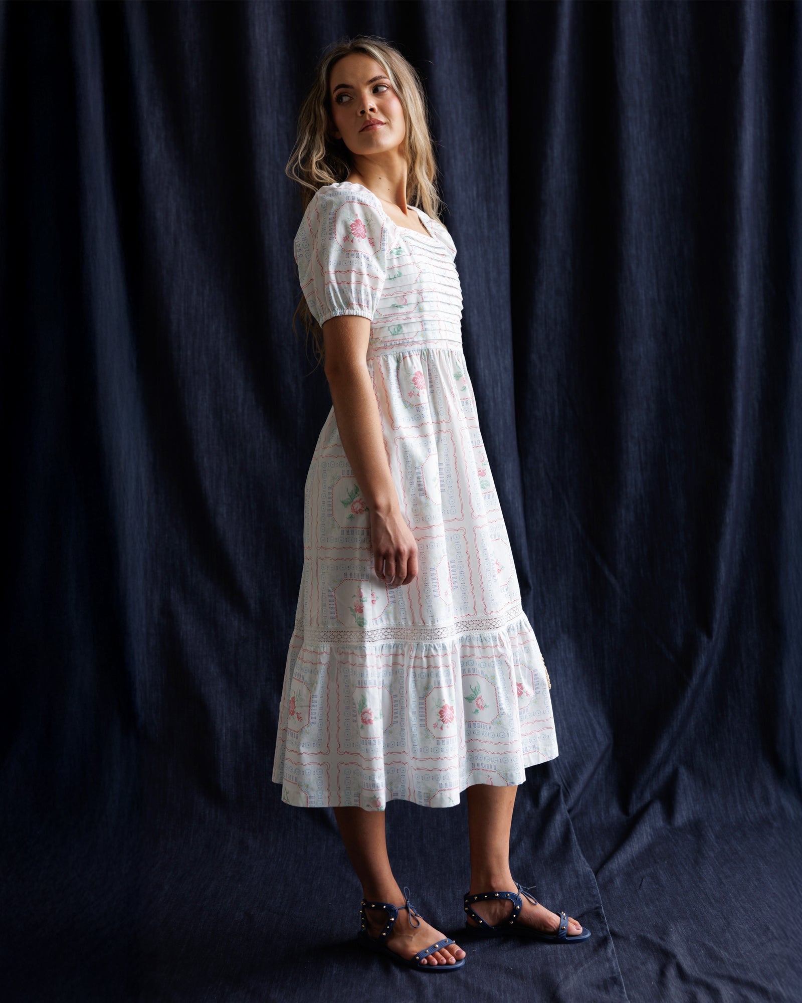 Cross Stitch Crochet Dress