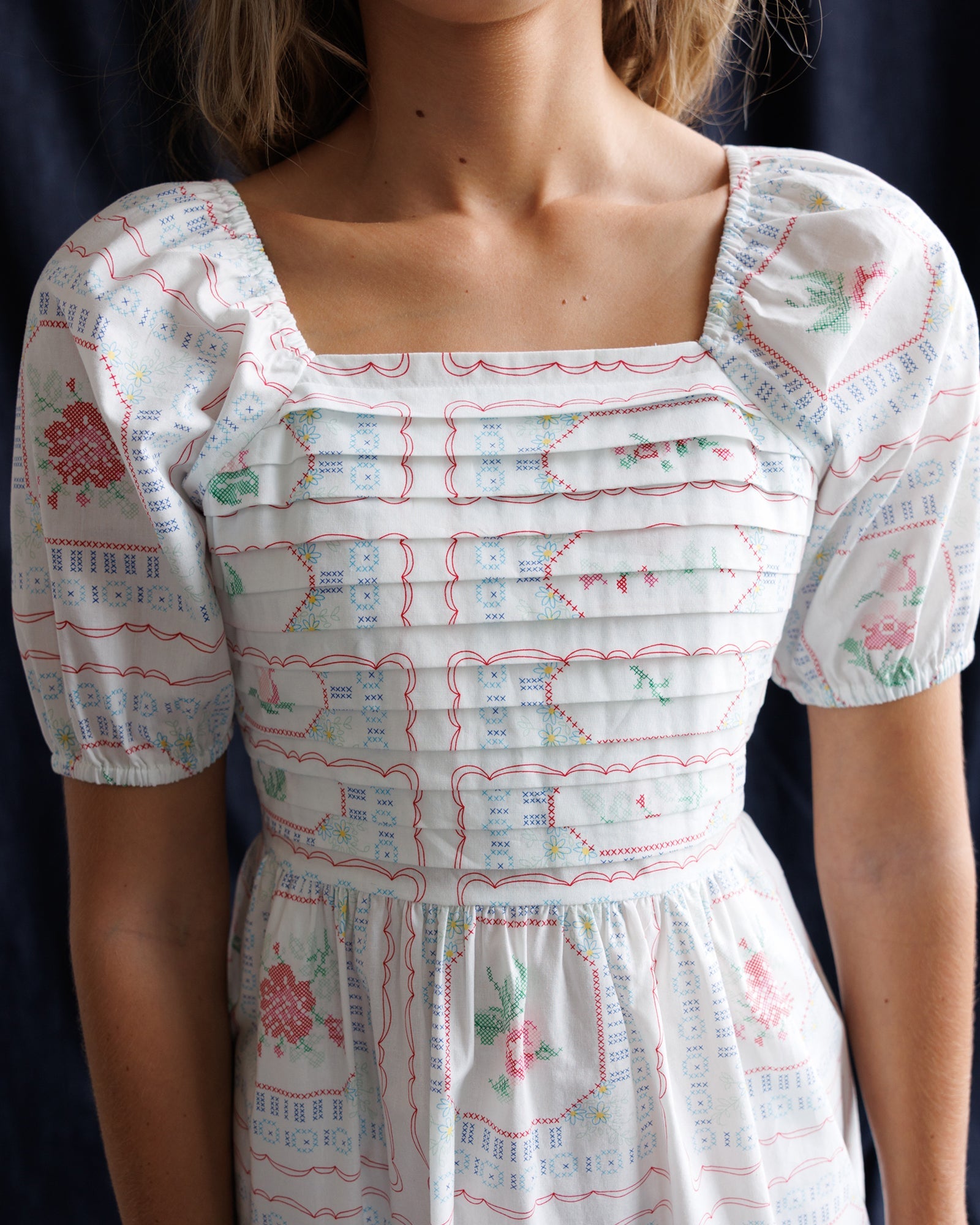 Cross Stitch Crochet Dress