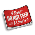 Do Not Feed - Hard Hat Decal