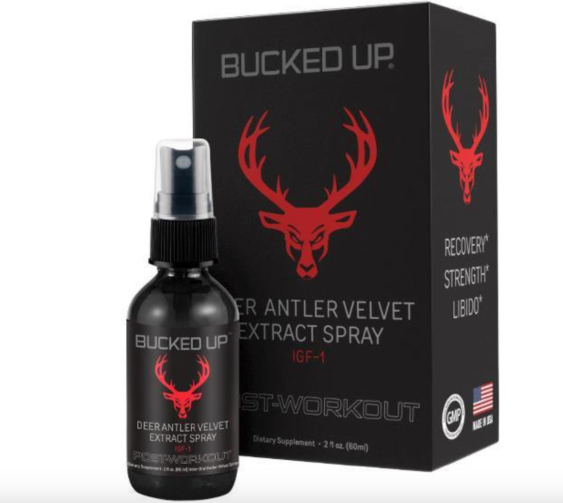 Bucked Up Deer Antler Velvet Spray – Natural Growth, Recovery & Performance Support
